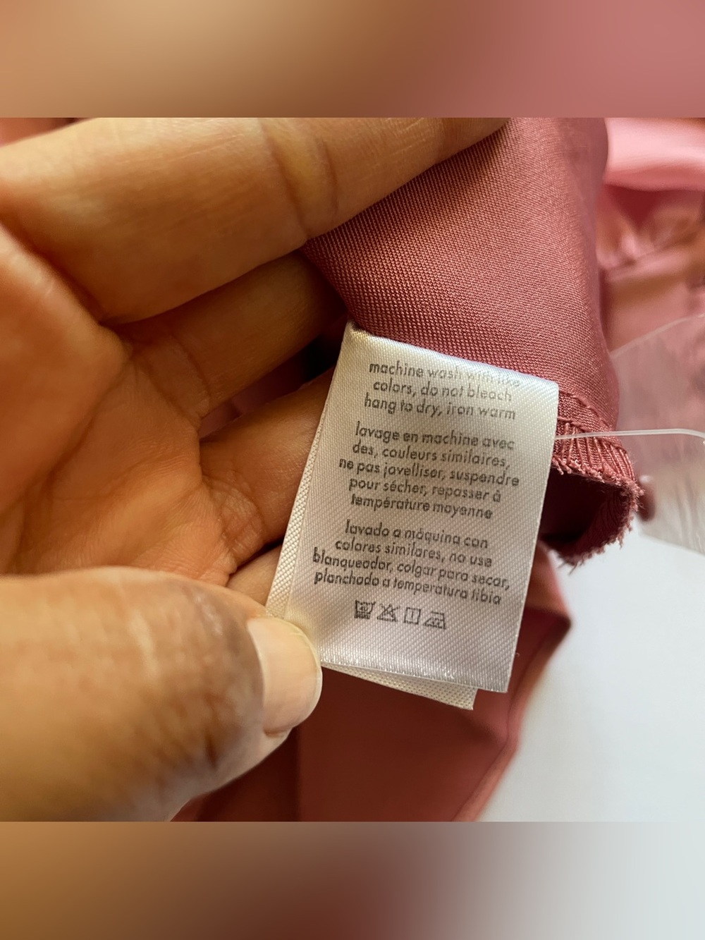 WeWoreWhat Silky Cowl Satin Rosewood Pink Mini Dress Size 6 Romantic Tea Party - Picture 10 of 10
